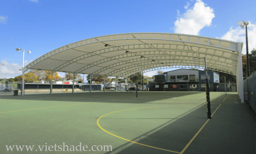 Mái che sân tennis